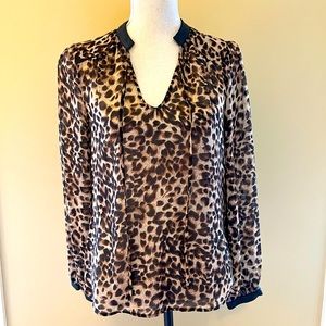 Forever 21 Leopard Print Blouse